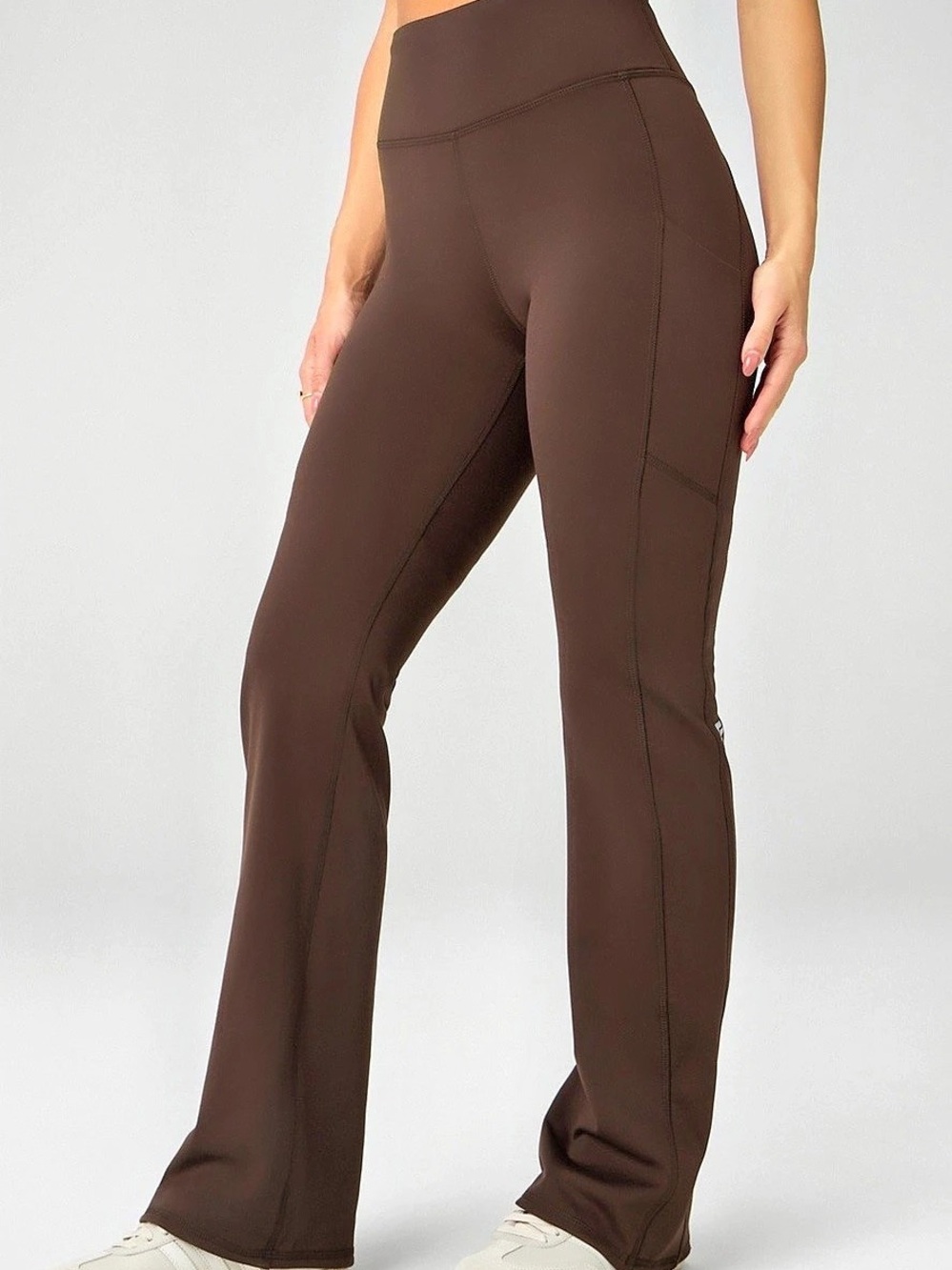 Fabletics Brown Wide Leg Leggings